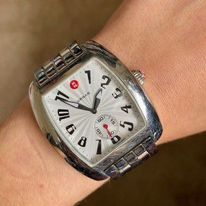 Michele Urban Large Stainless Steel Quartz Watch